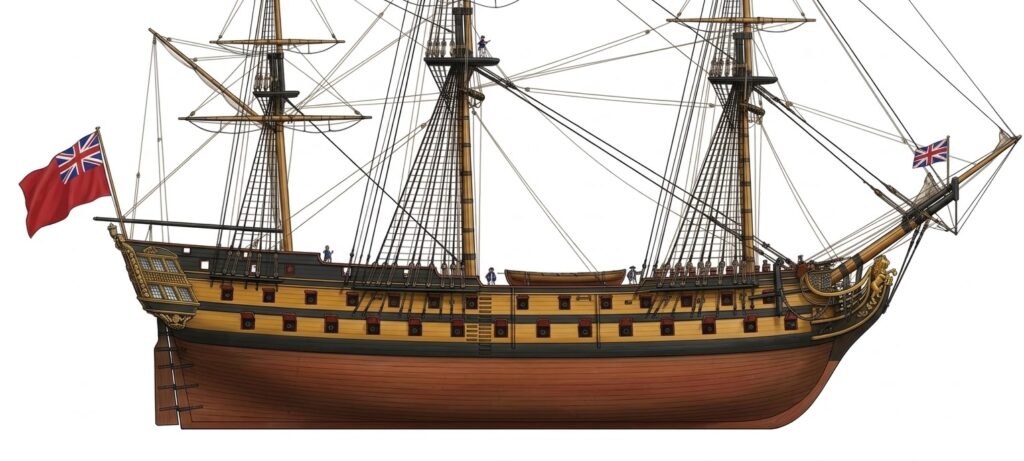 Navio HMS Africa 1761