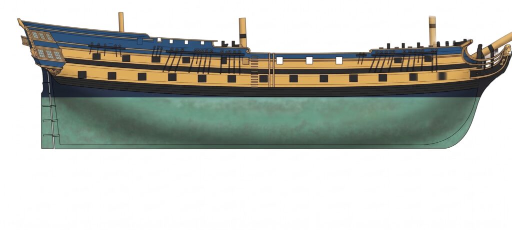Navio HMS Augusta 1763