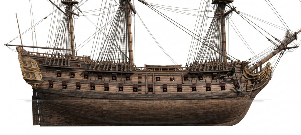Navío HMS Black Prince 1816