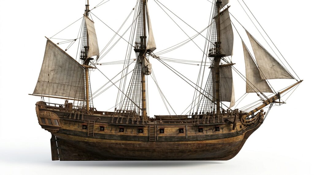 Buque mercante urca cargadora 1791